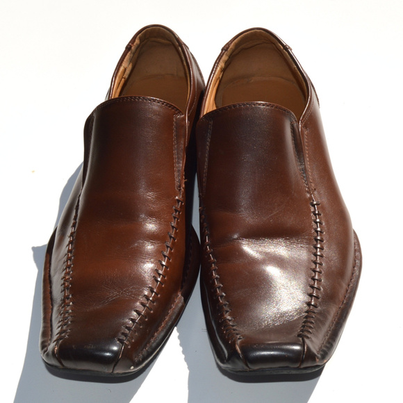 Steve Madden Men's Leather Shoes Size 9 - Picture 4 of 8